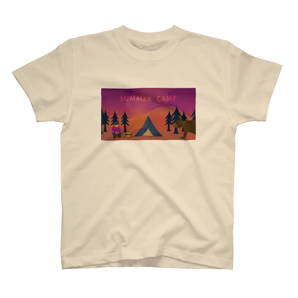 スロータイプ書店 Slowtype BooksのSUMMER CAMP サマーキャンプ 189 スタンダードTシャツ