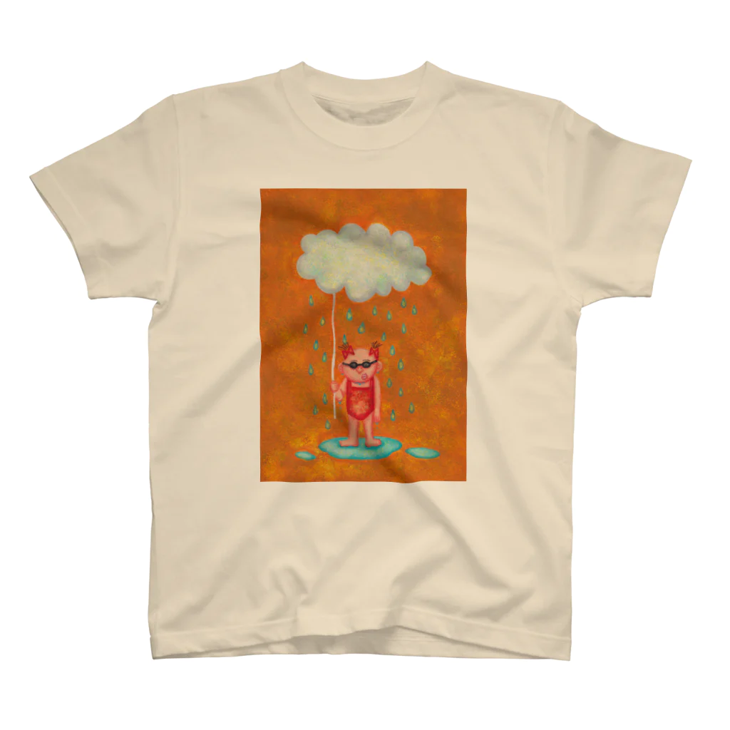 saorishinadaの雨雲シャワー Regular Fit T-Shirt