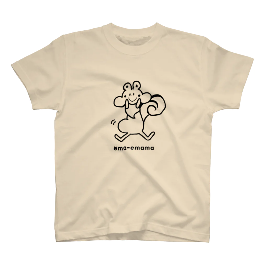 やたにまみこのema-emama『ぷくぷくリス』 Regular Fit T-Shirt