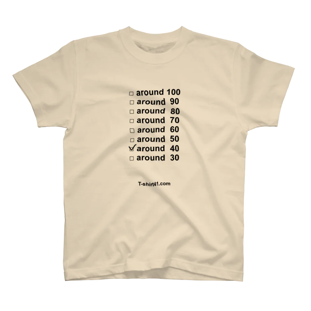 T-shirt41.comのアラフォー スタンダードTシャツ