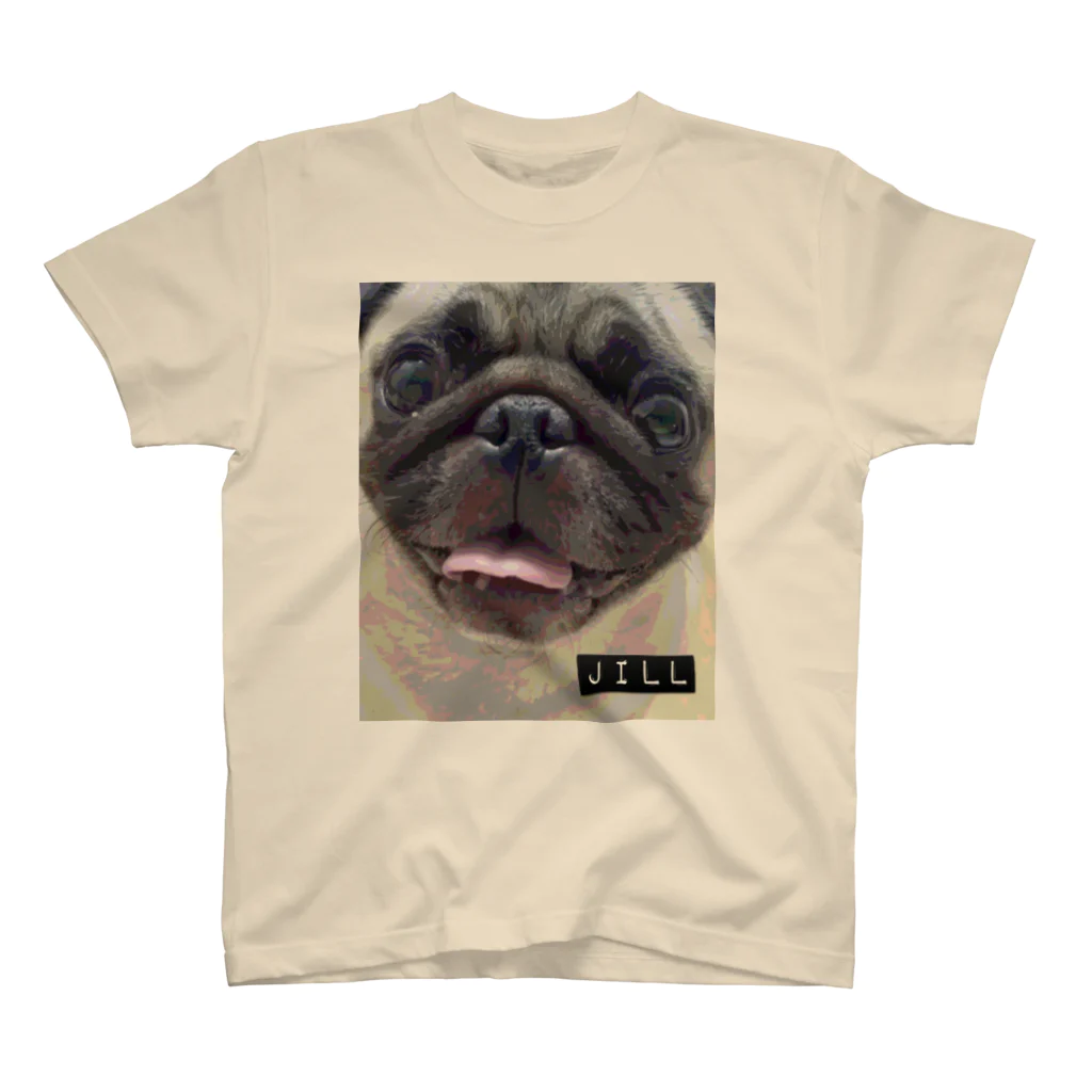 PUG283のパグ Jillちゃんドアップ Regular Fit T-Shirt