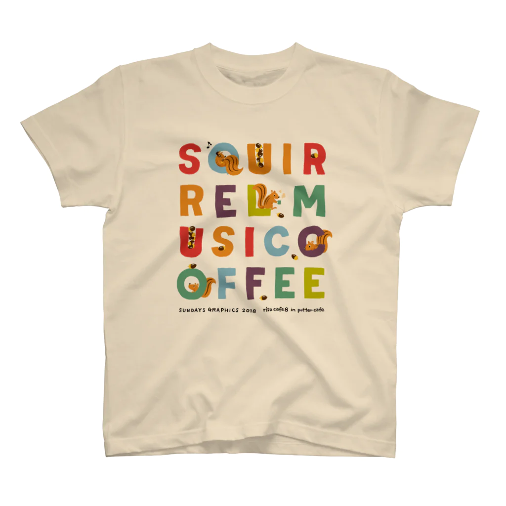 SUNDAYS GRAPHICSのりすカフェ2018 スタンダードTシャツ