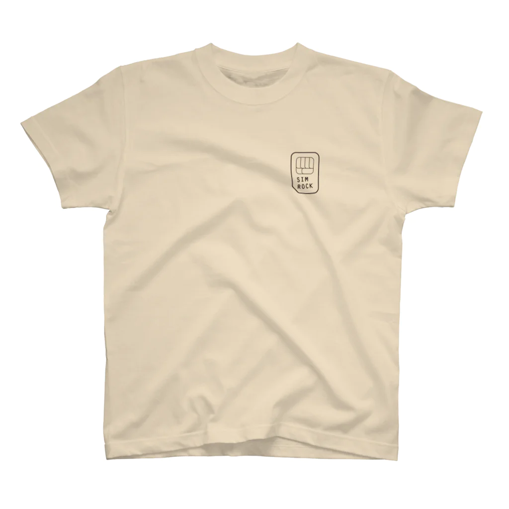 mojiyaのSIM ROCK Regular Fit T-Shirt