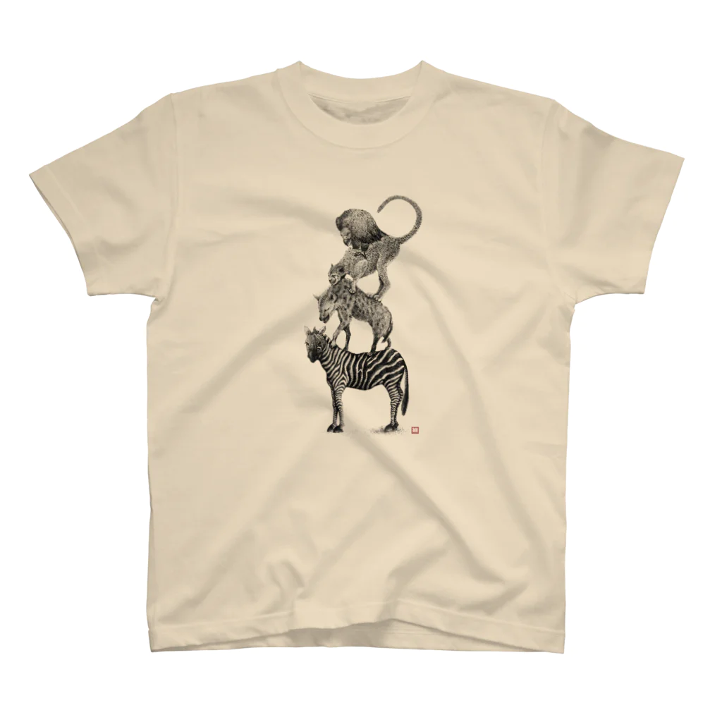 AtelierYAM2のワイルドブレーメン（Love All Wild Animals） Regular Fit T-Shirt