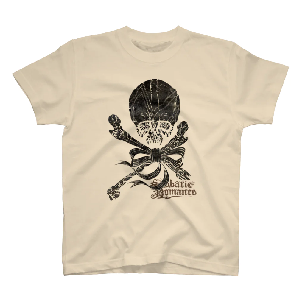 Sabbatic RomanceのSkull(Black) スタンダードTシャツ