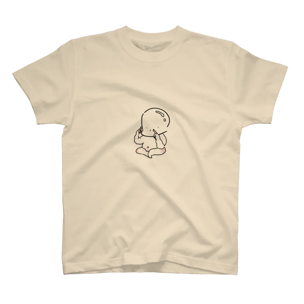 GRANDMAMMYのほじるくん Regular Fit T-Shirt