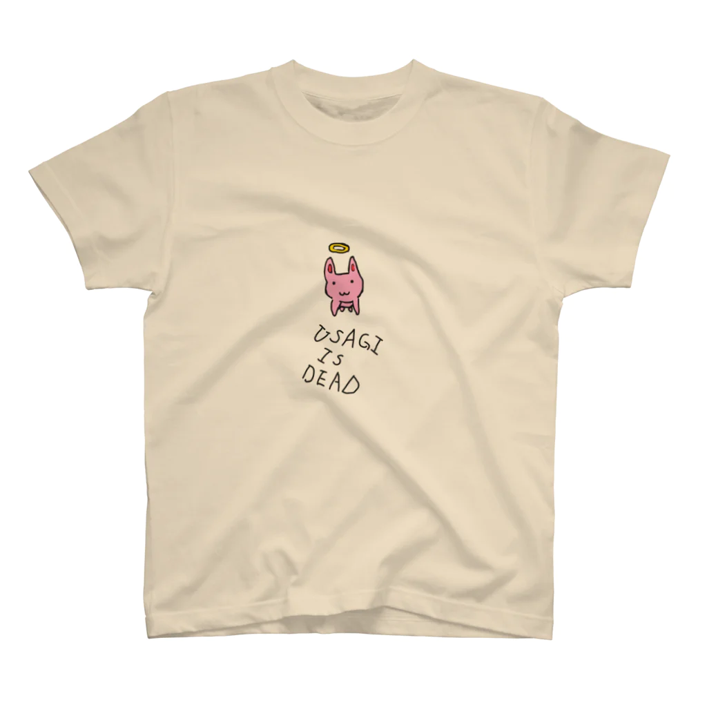 ねじまきのUSAGI IS DEAD スタンダードTシャツ