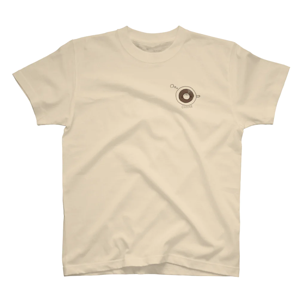 あおのおもちねこ  coffee好きへ Regular Fit T-Shirt