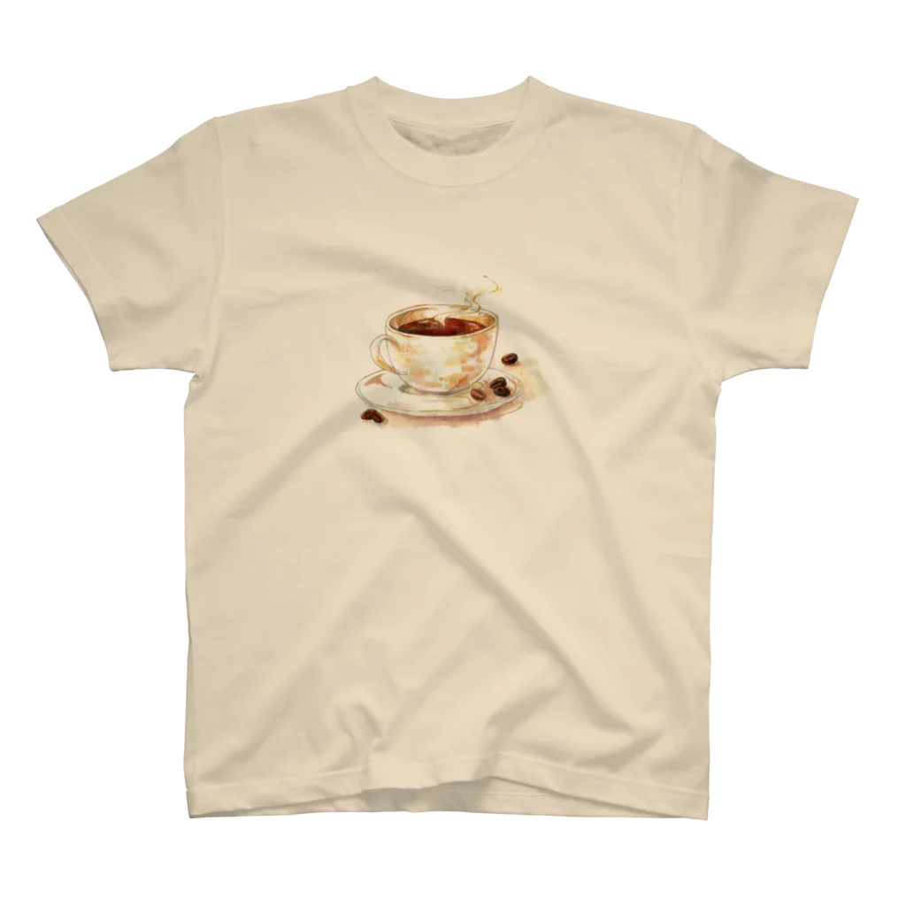 志瓜のSUZURIのカフェの珈琲 スタンダードTシャツ