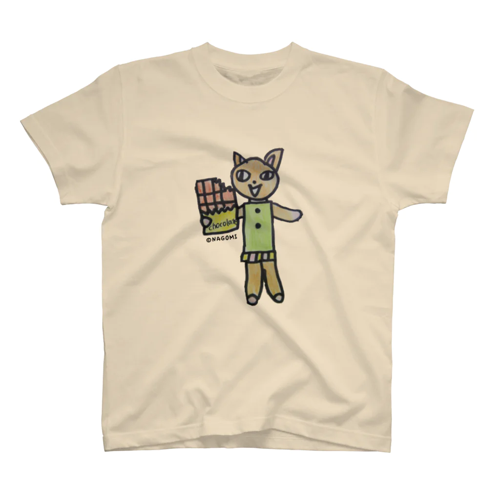 SDCのNAGOMIのねこ（ベージュ） スタンダードTシャツ