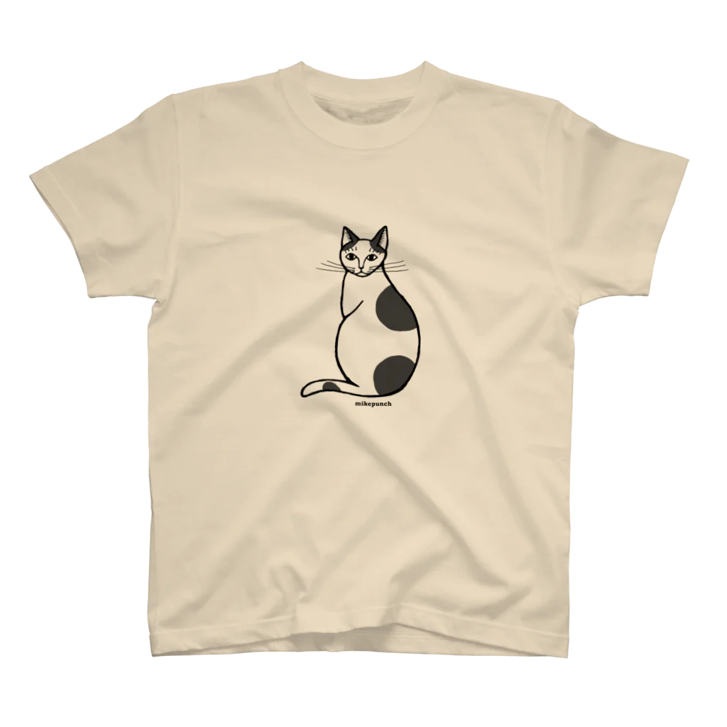 mikepunchの見返り猫 スタンダードTシャツ