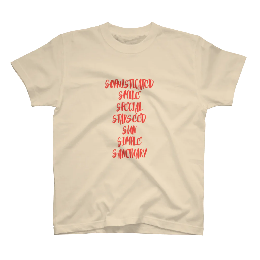 Timber& Simbaのスターシード探しRED Regular Fit T-Shirt