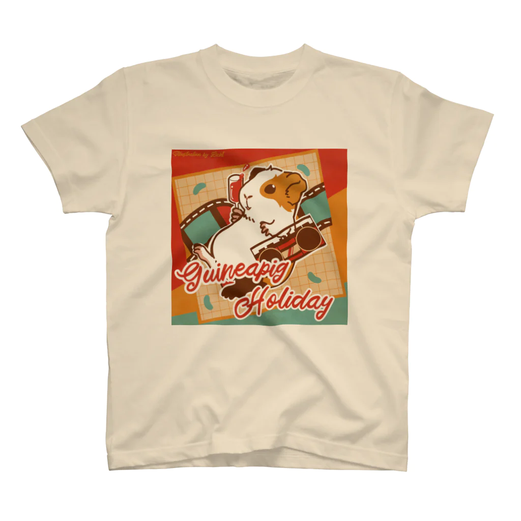 LichtmuhleのGuineapig Holiday スタンダードTシャツ
