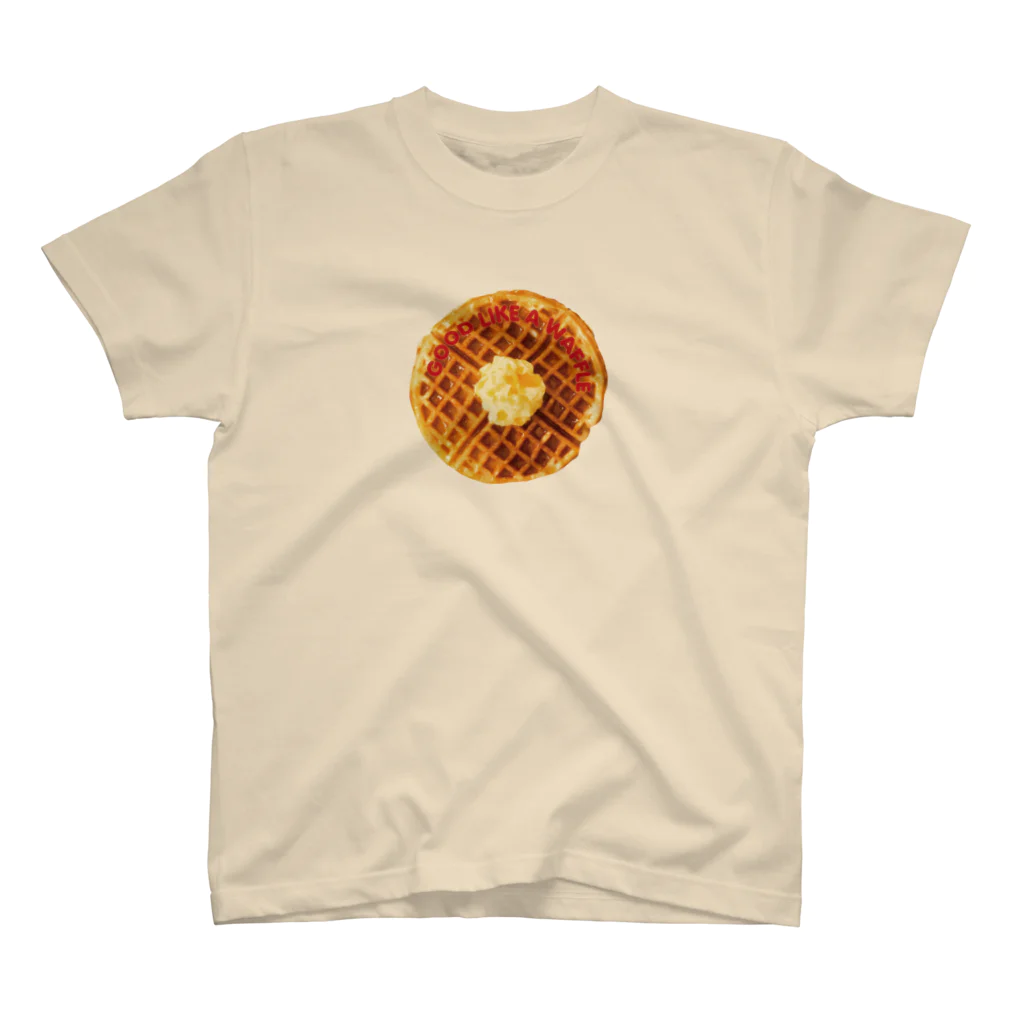 CHICHIPIのGOOD LIKE A WAFFLE スタンダードTシャツ