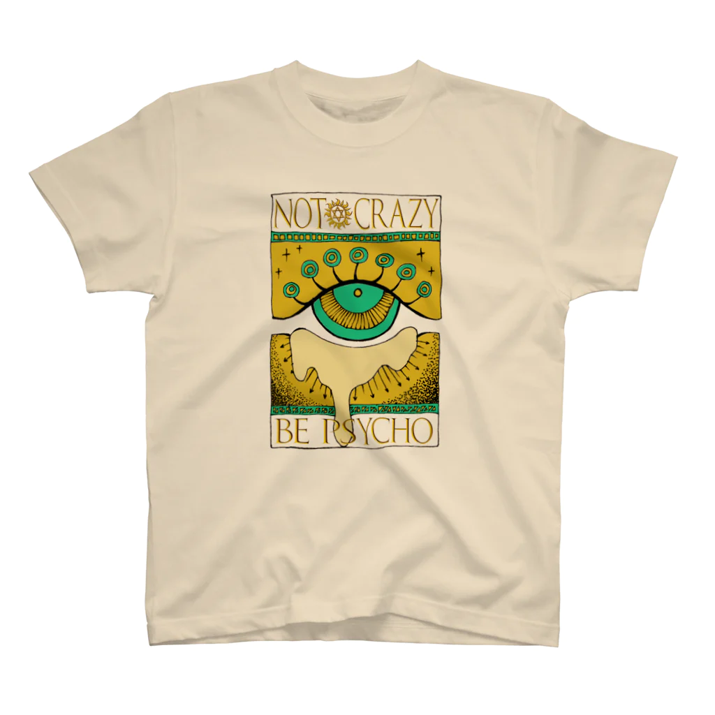 Paint 'em allのNot crazy be psycho　おめめ Regular Fit T-Shirt