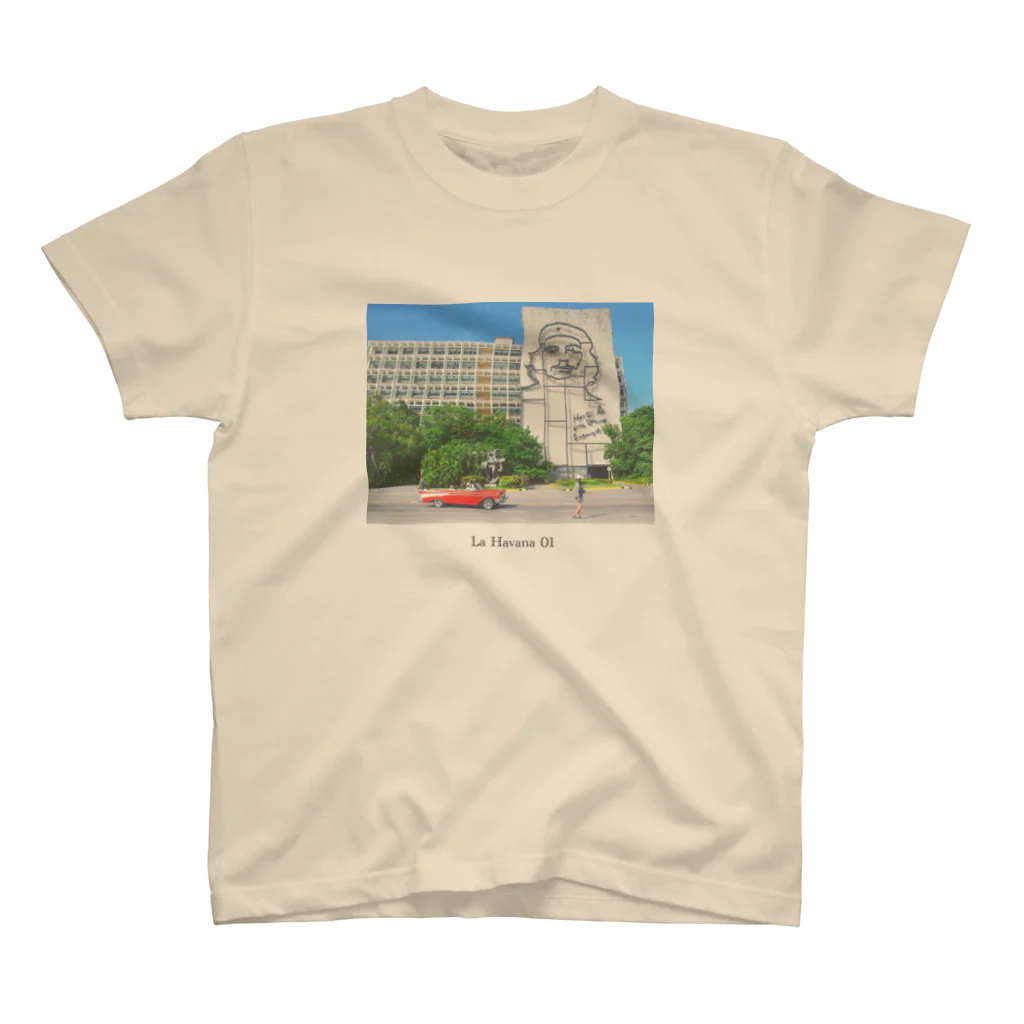 旅ごころのLa Habana 01 / チェ・ゲバラ スタンダードTシャツ