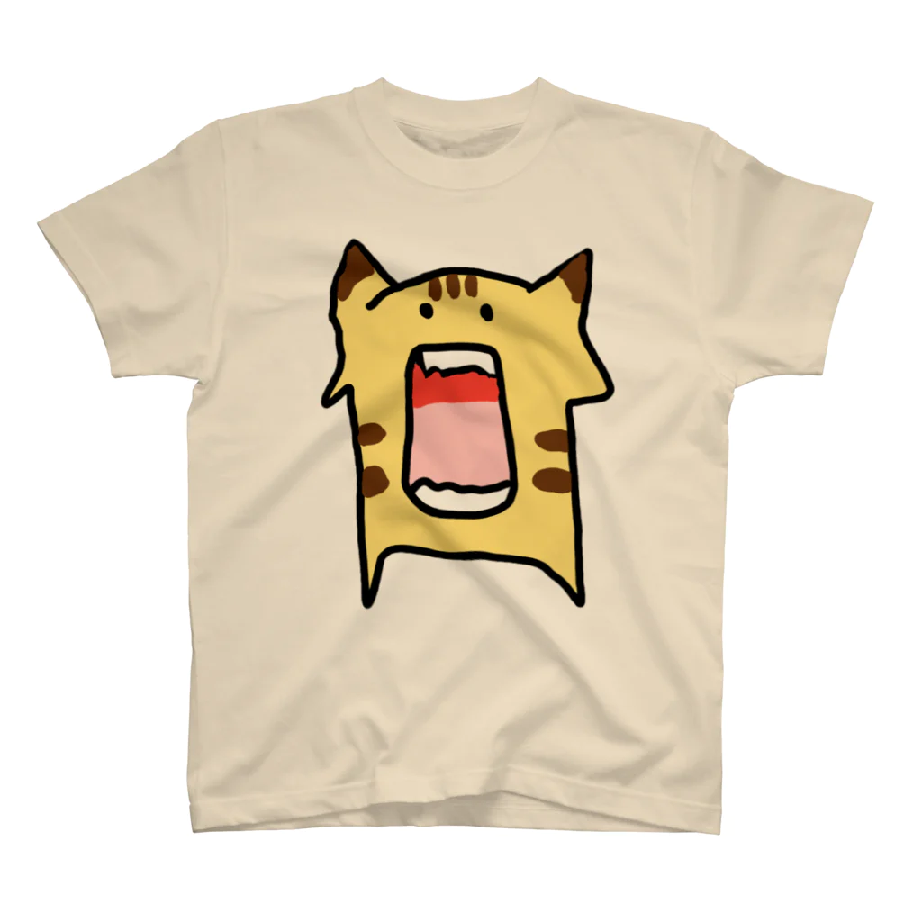 ねこといろいろのどうもうなねこ Regular Fit T-Shirt