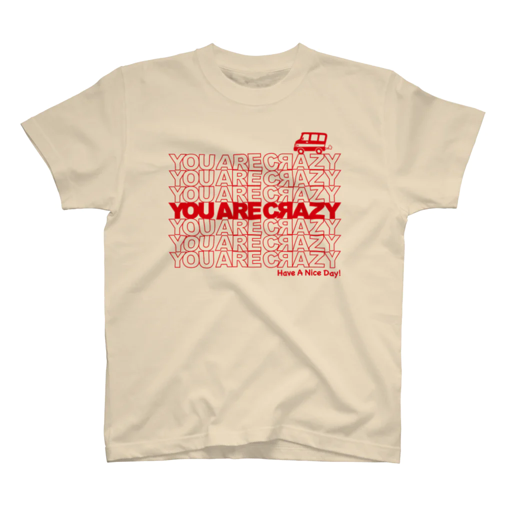 クレイジーチッパカンパニーのYOU ARE CRAZY スタンダードTシャツ