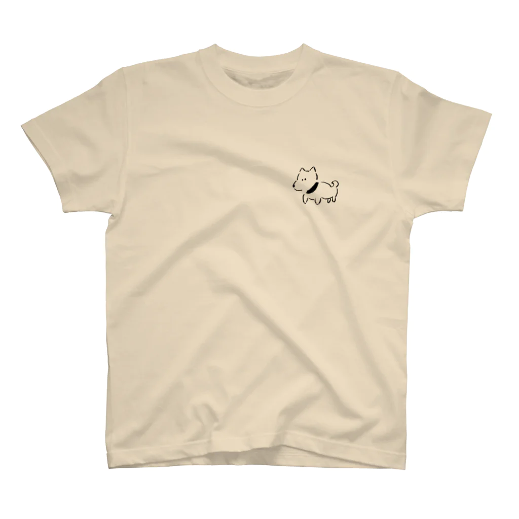 33 STOREのちょこんと柴犬 Regular Fit T-Shirt