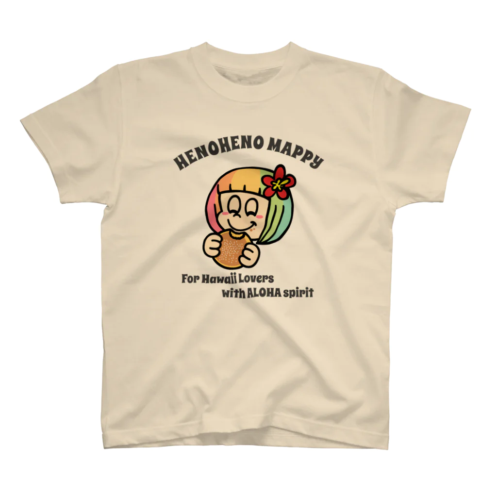 ハワイが大好きな女の子『HENOHENO MAPPY』のYUMMY2021(ハワイを愛するあなたへ) スタンダードTシャツ