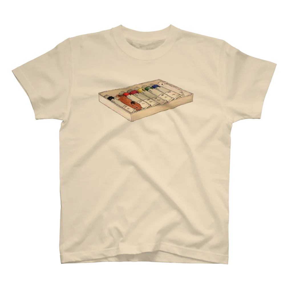 SCHINAKO'Sのうさぎ色絵の具 Regular Fit T-Shirt