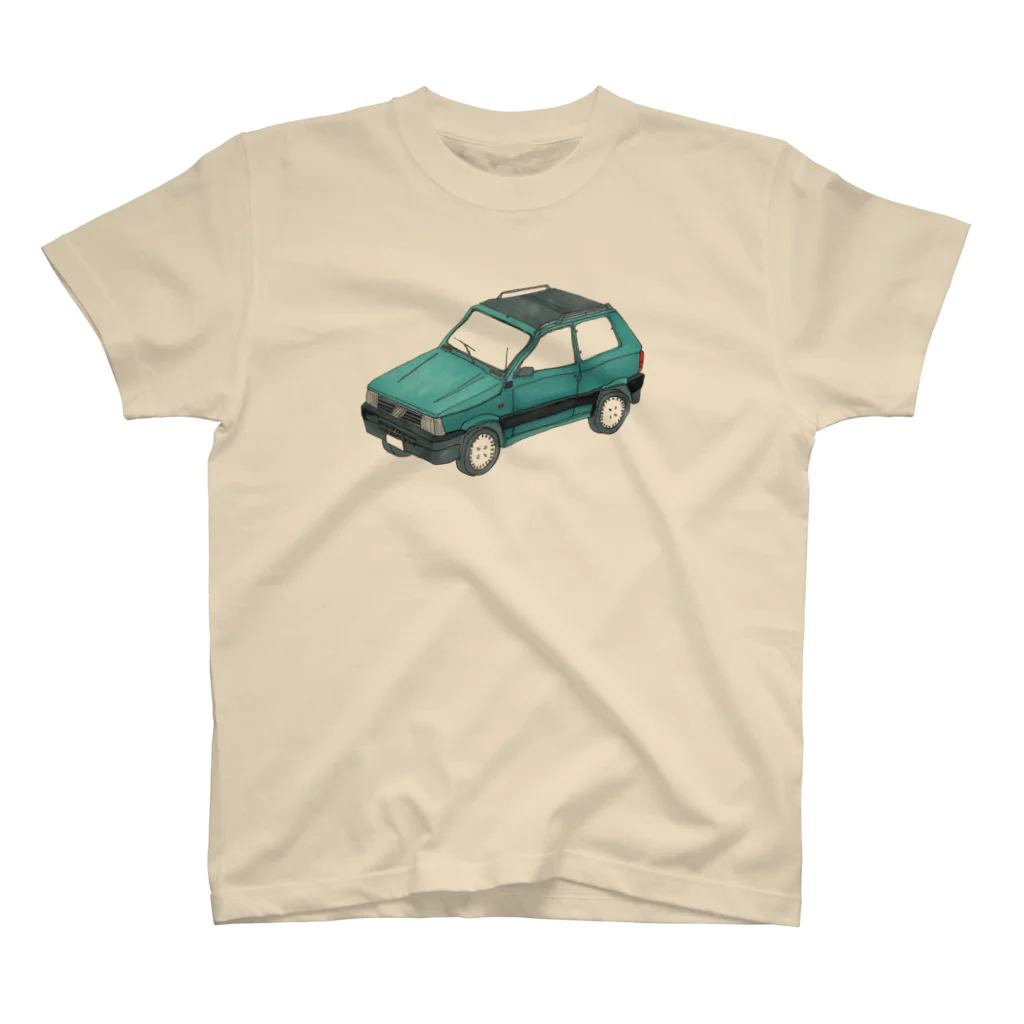 サイトウケイの青緑色の乗りたい車 Regular Fit T-Shirt