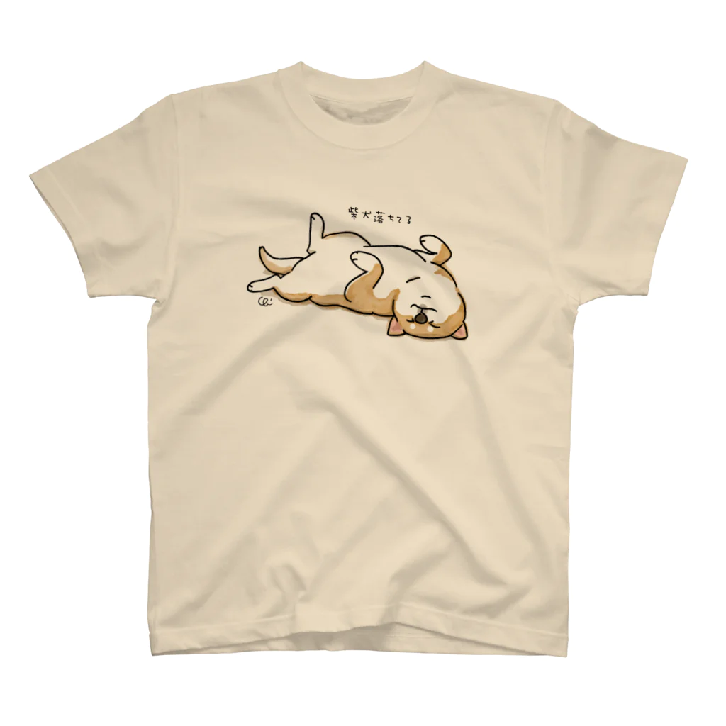 chizuruの柴犬落ちてる（茶柴） Regular Fit T-Shirt