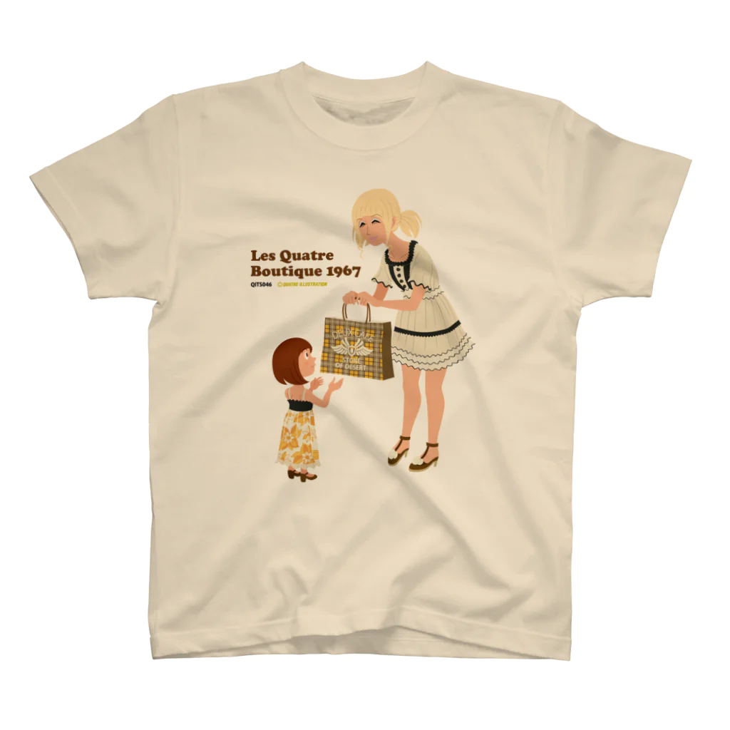 Quatre IllustrationのLQB1967_04_憧れのおねえさん スタンダードTシャツ