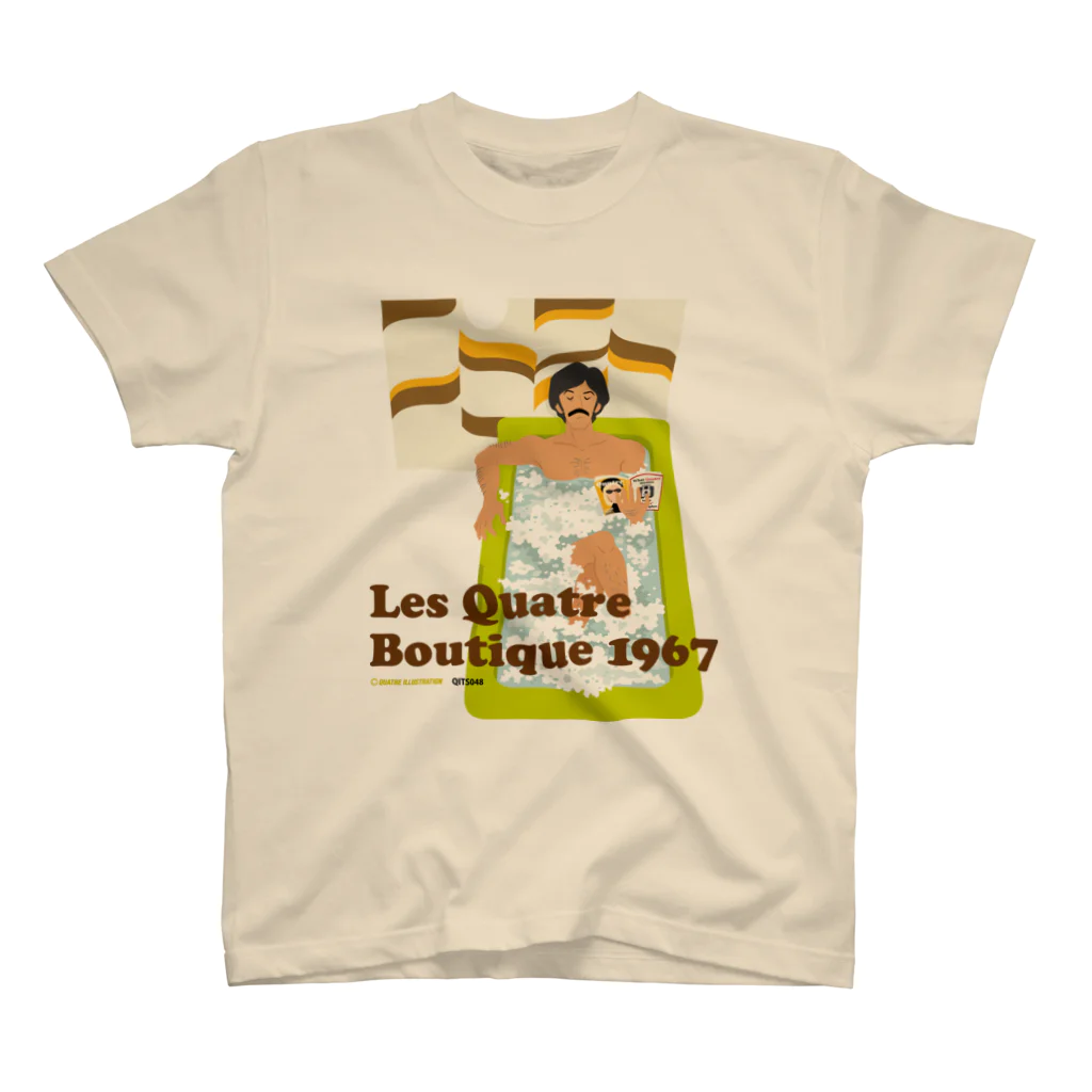 Quatre IllustrationのLQB1967_06_バスルーム Regular Fit T-Shirt