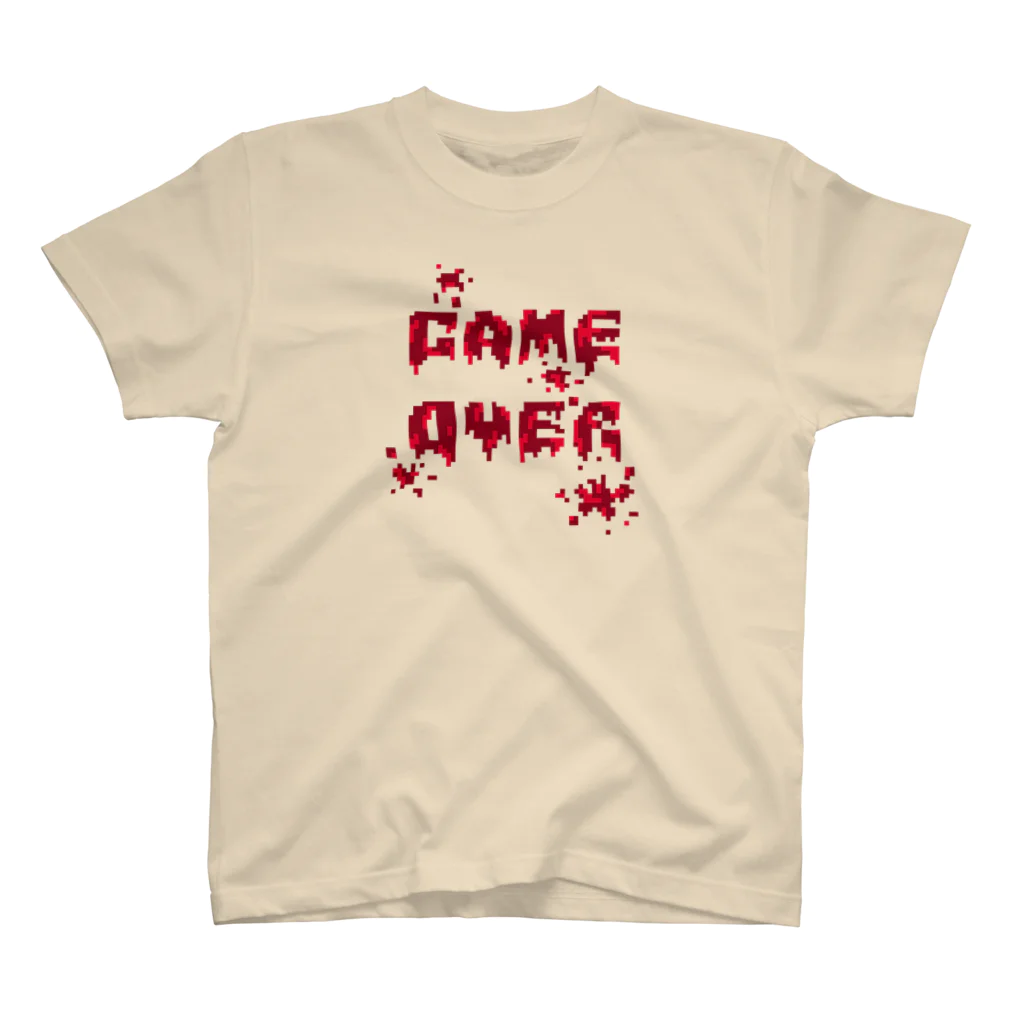 ハチビットのGAME OVER（Blood） Regular Fit T-Shirt