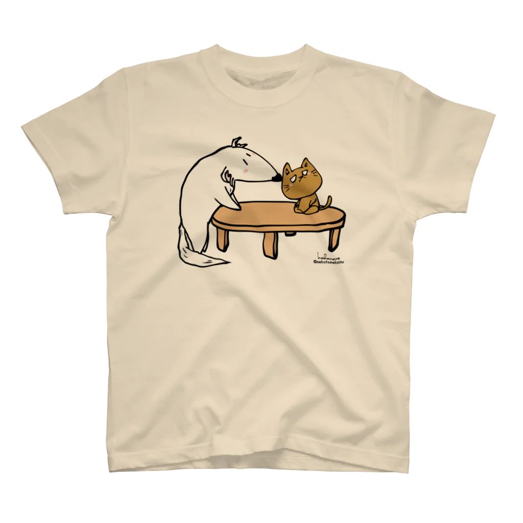 猫とネコ犬のボルゾイと猫 ぼるる＆おこねここ Regular Fit T-Shirt