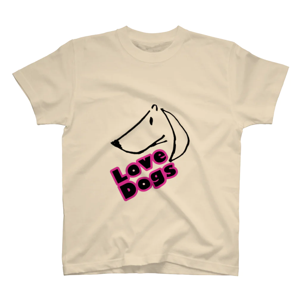 マースィーツのLove Dogs ロゴ Regular Fit T-Shirt