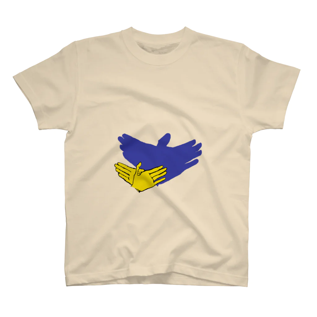 tagame_88の#ウクライナ　応援　平和の鳩 スタンダードTシャツ