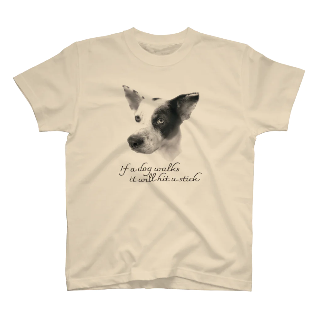 愛犬商事の偉犬みたいな雰囲気の犬 スタンダードTシャツ