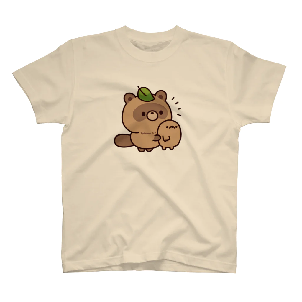 DECORのおはなしタヌキくん　もぐらをどうぞver. スタンダードTシャツ