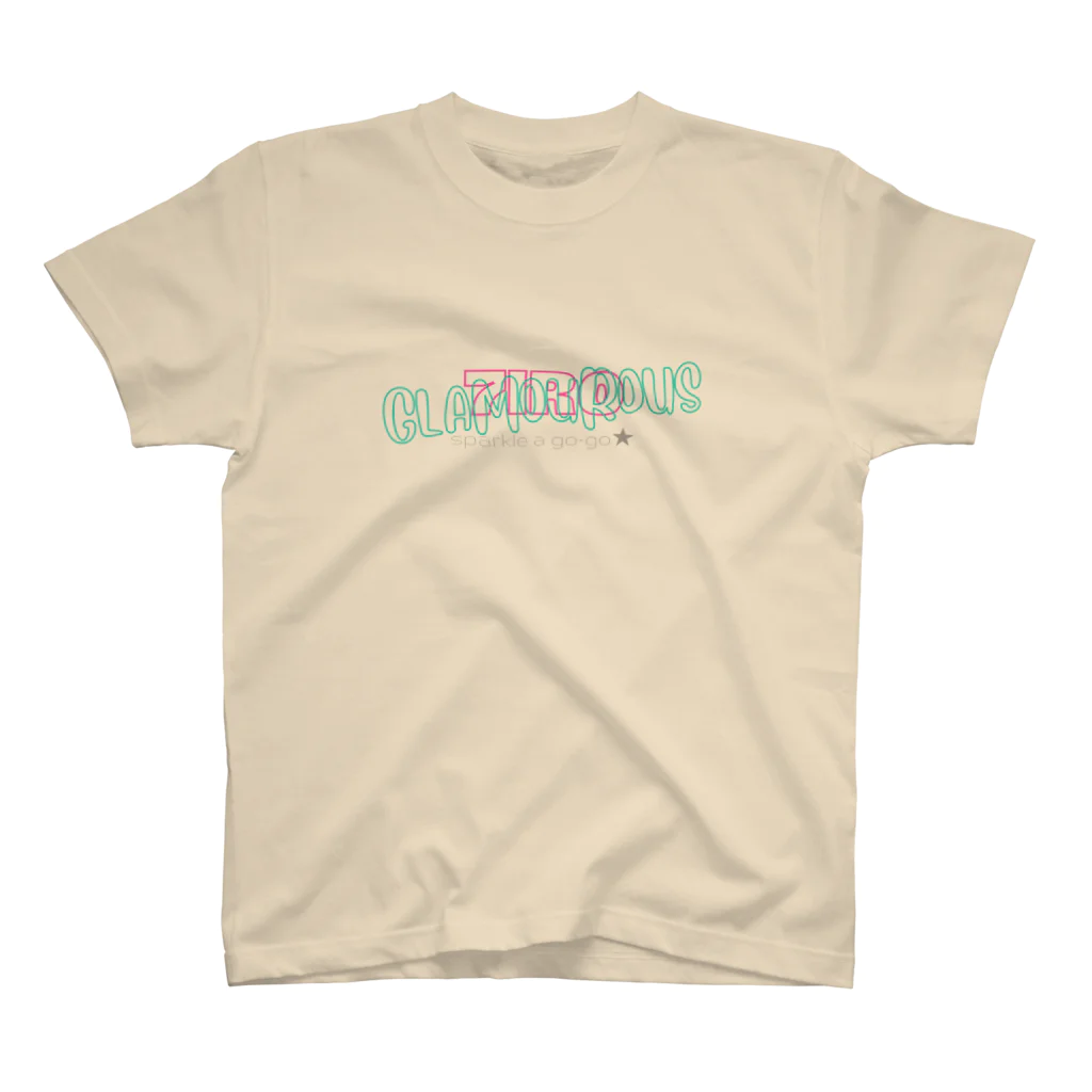 7IRO GLAMOUROUSの7IRO GLAMOUROUS＜白、淡色系＞ロゴTシャツ Regular Fit T-Shirt