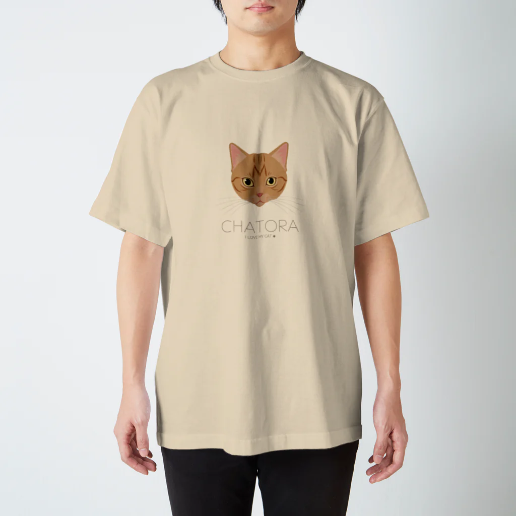 Baby Tigerのねこラブ・茶トラ スタンダードTシャツ