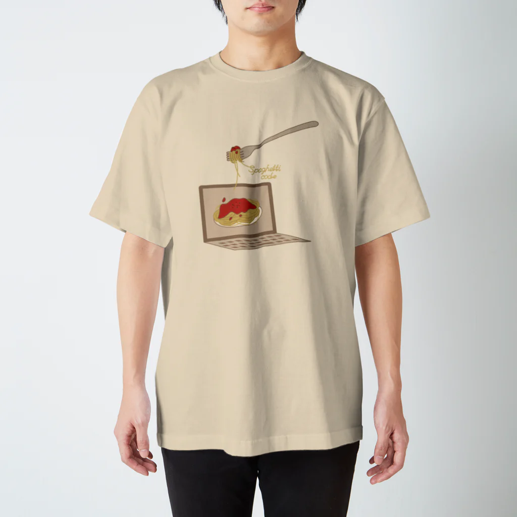 ツクリテのスパゲッティコードをフォークする Regular Fit T-Shirt