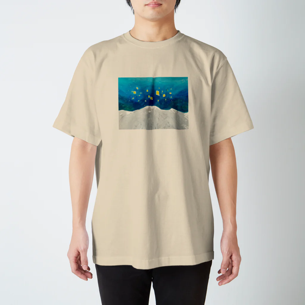 夏休みの雪山 スタンダードTシャツ