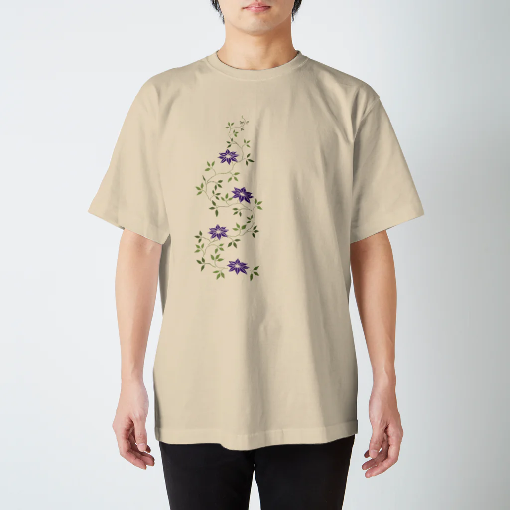 ツバメ堂の鉄扇の花 スタンダードTシャツ