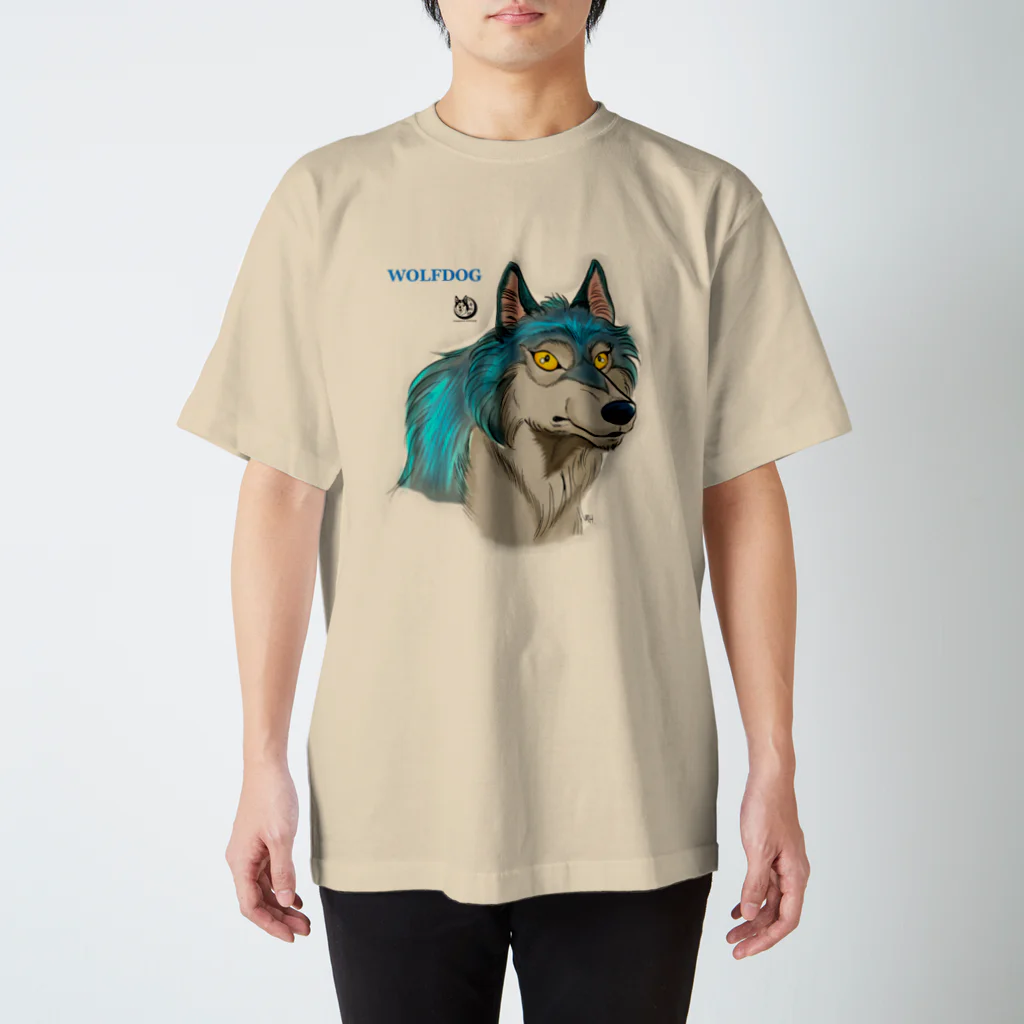 工房斑狼のwolfdogA スタンダードTシャツ