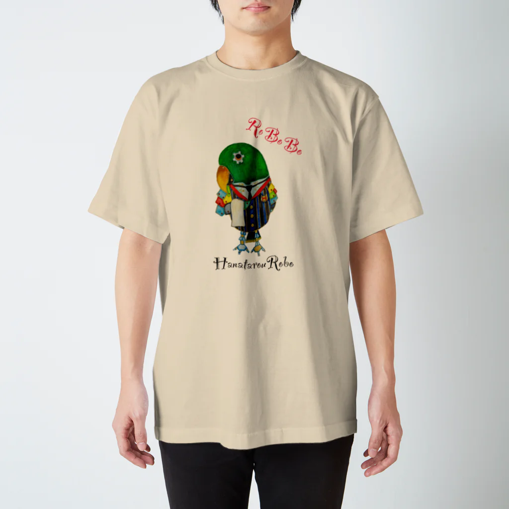 ねこぜや のROBOBO 花太郎ロボ Regular Fit T-Shirt