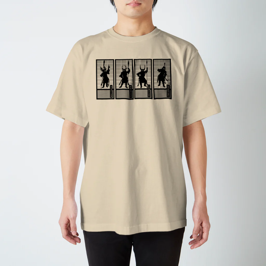 クロート・クリエイションの徳川四天王×仏教四天王 Regular Fit T-Shirt