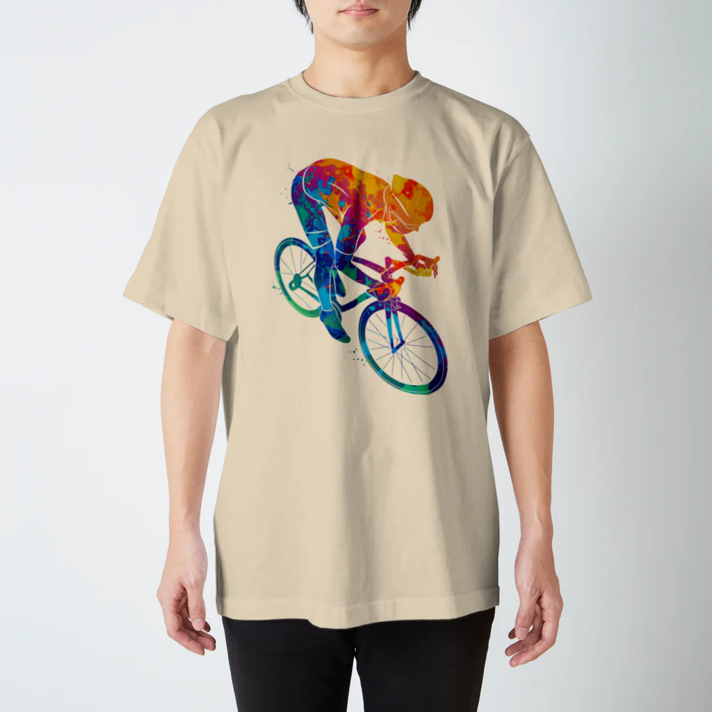 420 MUSIC FACTORYのロードバイク ロードレーサー 自転車 Regular Fit T-Shirt