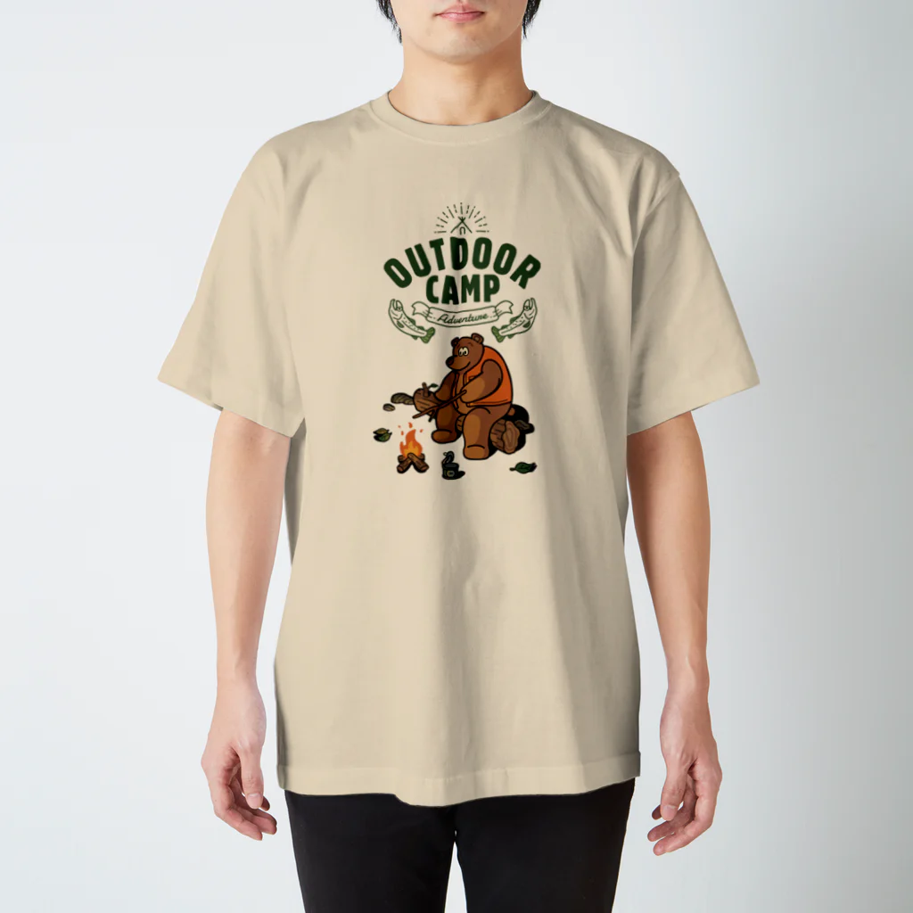 MograDのクマキャンプ T スタンダードTシャツ