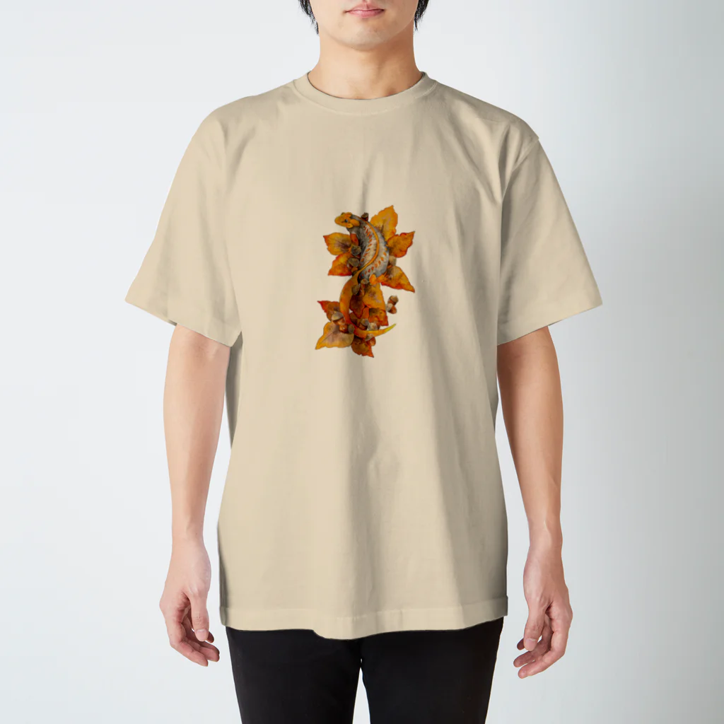 kageの秋色ミナミイボイモリ スタンダードTシャツ