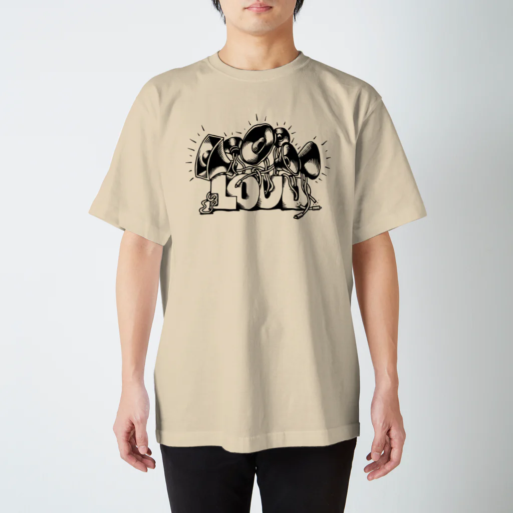 420 MUSIC FACTORYの爆音スピーカー スタンダードTシャツ