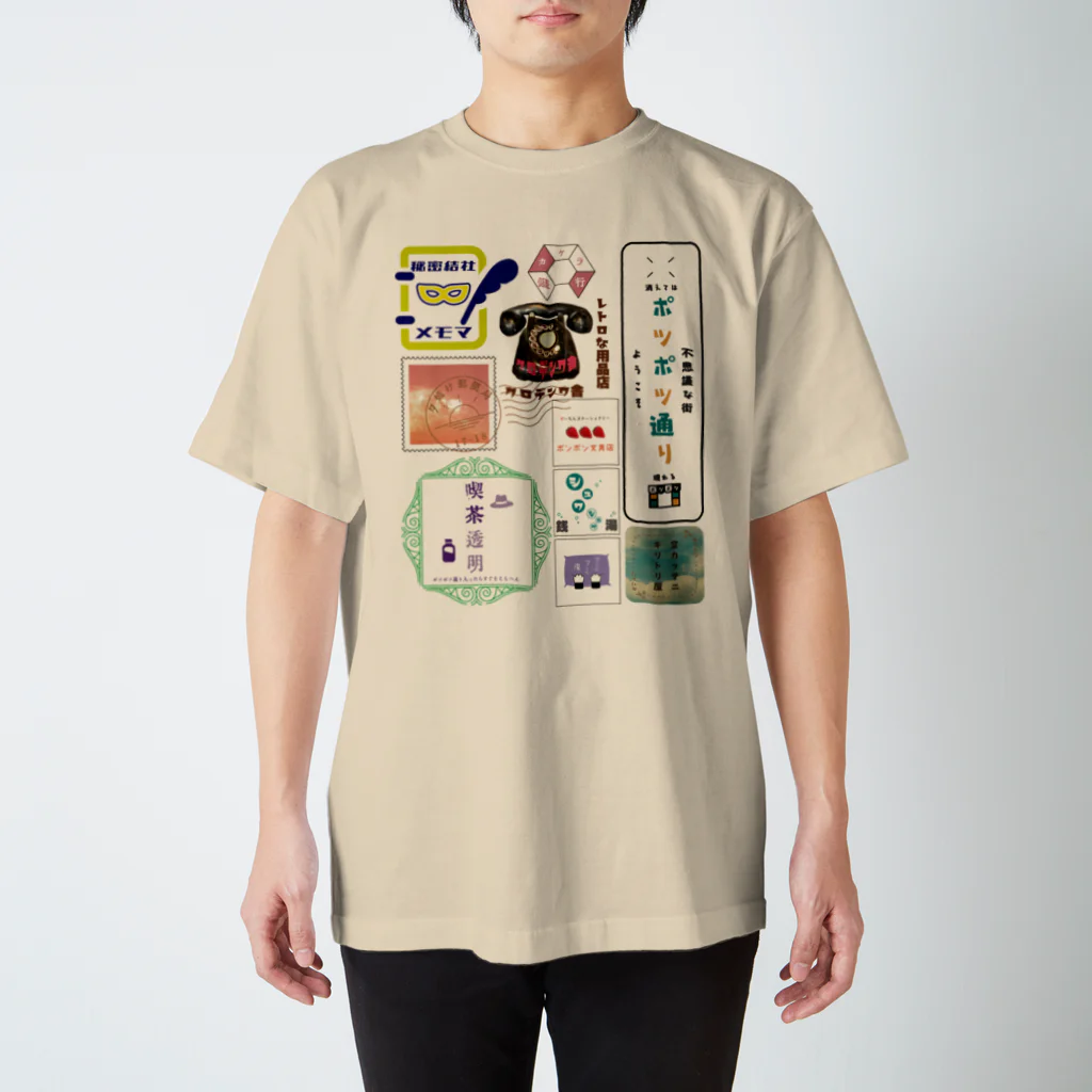 きのこ社のポツポツ通りラインナップ スタンダードTシャツ