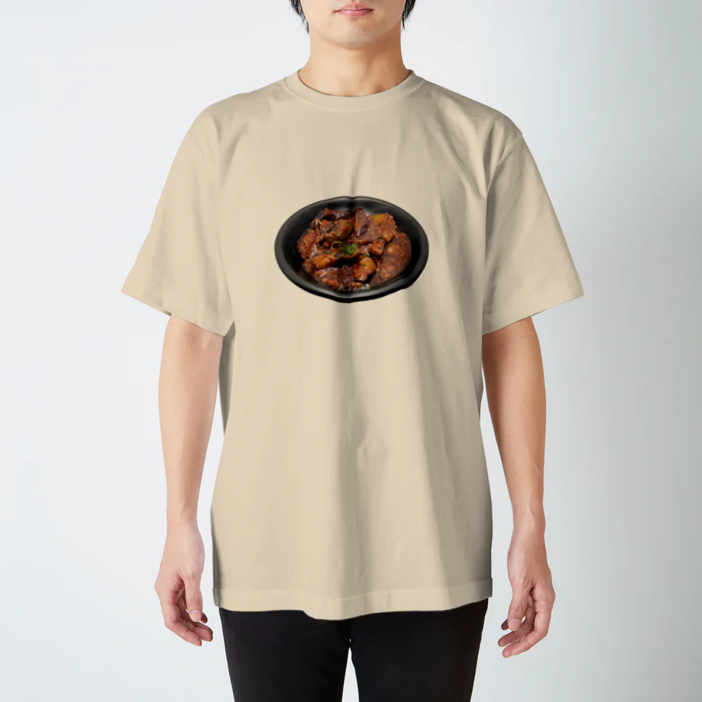 メシテロタイプ（飯テロTシャツブランド）のマーボー茄子（麻婆茄子） Regular Fit T-Shirt