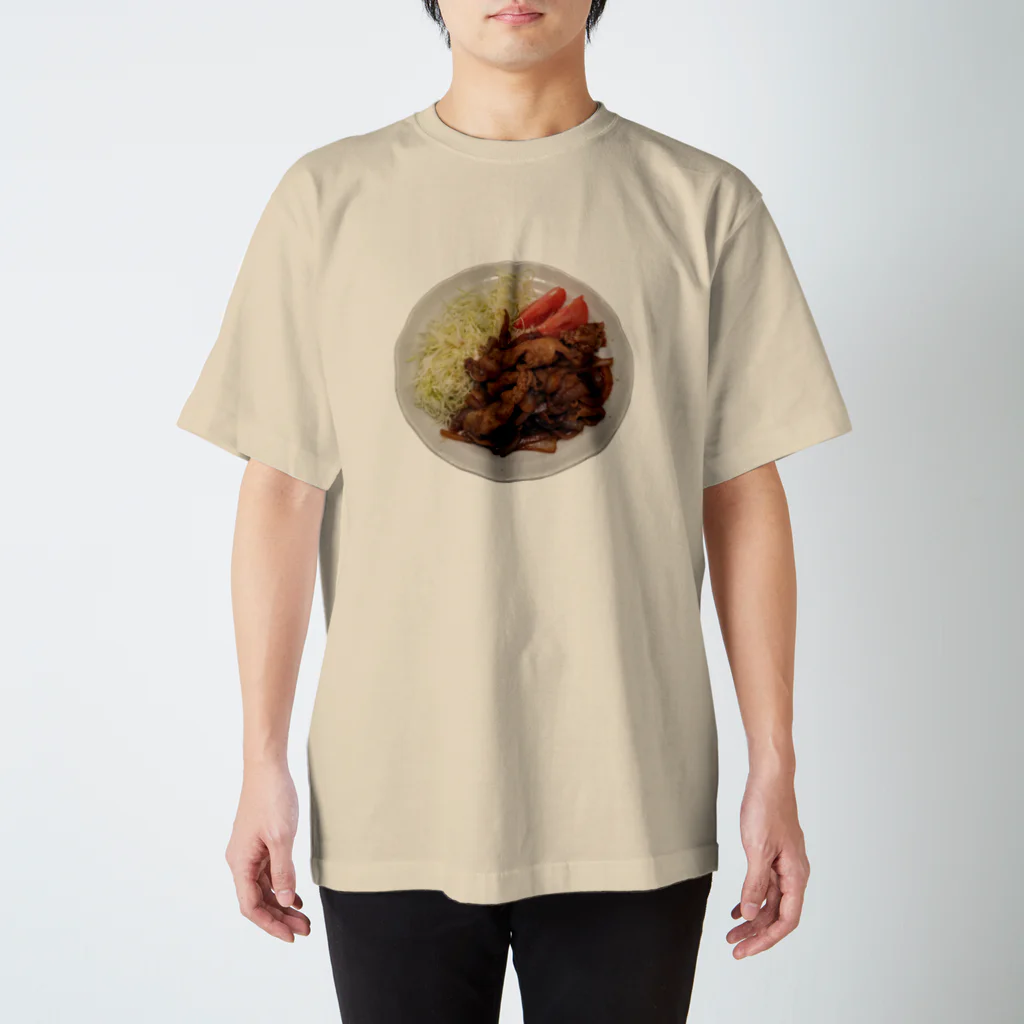 メシテロタイプ（飯テロTシャツブランド）の生姜焼き Regular Fit T-Shirt
